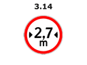 3.14 yo'l belgisi