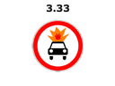 3.33 yo'l belgisi