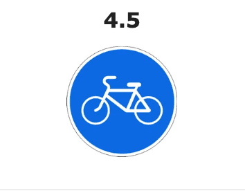 Velosiped yoʻlkasi yo'l belgisi