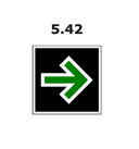 5.42 yo'l belgisi