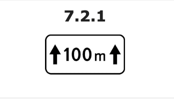 Taʼsir oraligʻi yo'l belgisi