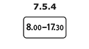 7.5.4 yo'l belgisi