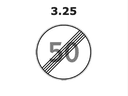 3.25 yo'l belgisi