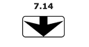 7.14 yo'l belgisi