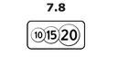 7.8 yo'l belgisi